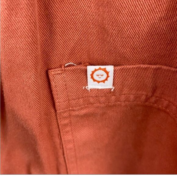 BIG BUD PRESS Short Sleeve Jumpsuit, Clay Red, 4X - Picture 10 of 13